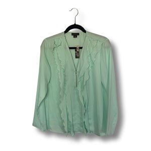 NWT AQUA ‘METAPHOR’ BLOUSE!!